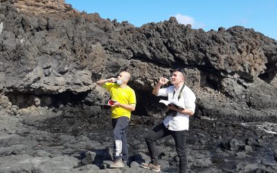 Campaña de campo en la isla de La Palma