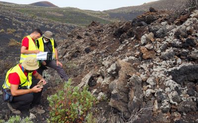 Geógrafos de la Universidad de Castilla-La Mancha participan en las investigaciones sobre el geopatrimonio del volcán de La Palma